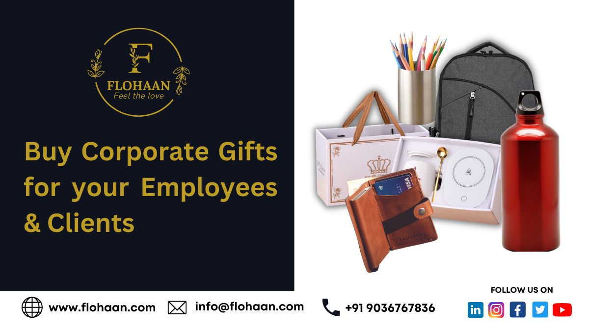 In today's competitive business landscape, building strong relationships with employees and clients is crucial for success. One effective way to foster these relationships is by offering thoughtful corporate gifts that show appreciation and gratitude. With the convenience of online shopping, finding the perfect gifts has become easier than ever. In this blog, we introduce you to Flohaan, an exceptional online platform that provides an extensive range of corporate gifts for your employees and clients.