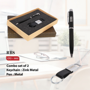 Flohaan 2 in 1 Pen & Keychain Executive Gift Set - Corporate Gifting