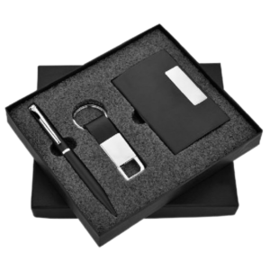 Flohaan 3 in 1 Pen, Keychain and Cardholder Executive Gift Set - Corporate Gifting