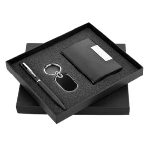 Flohaan 3 in 1 Pen, Keychain and Cardholder Executive Gift Set - Corporate Gifting