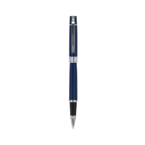 PEN SHEAFFER GIFT 300 A 9341 - GLOSSY BLUE WITH CHROME PLATE TRIM RB