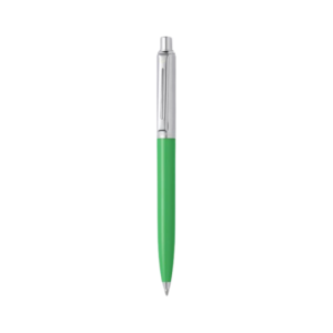 PEN SHEAFFER SENTINEL A 321 - BRIGHT GREEN BARREL BRUSHED CHROME CAP AND NICKEL PLATE TRIM BP