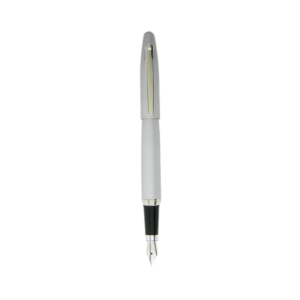 PEN SHEAFFER VFM A 9400 - STROBE SILVER WITH NICKEL PLATE TRIM FP