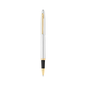 PEN SHEAFFER VFM A 9422 - POLISHED CHROME WITH GOLD PLATE TRIM RB